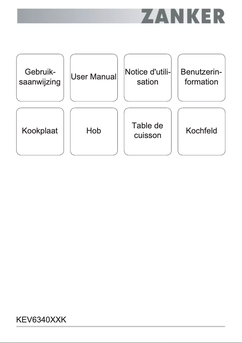 Image de la première page du manuel de l'appareil KEV6340XXK