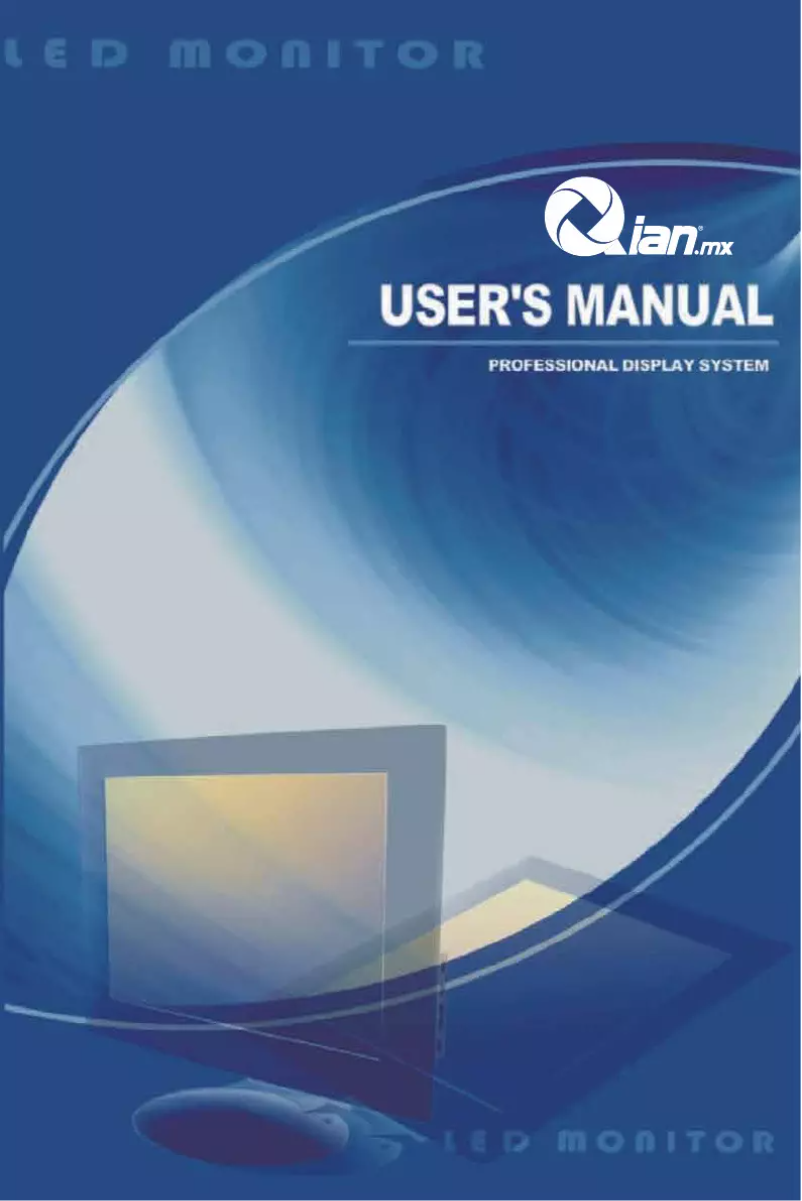 Page 1 de la notice Manuel utilisateur Qian QM2328001