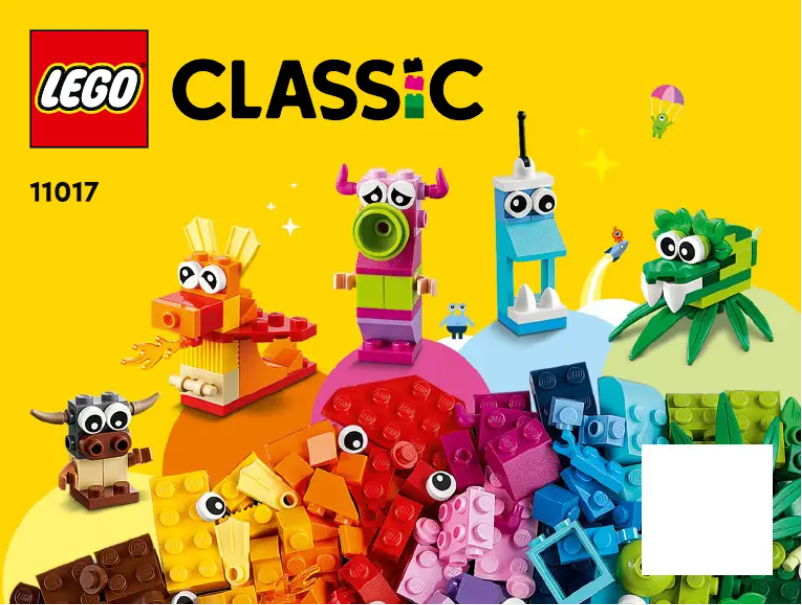 Page 1 de la notice Manuel utilisateur Lego Classic 11017