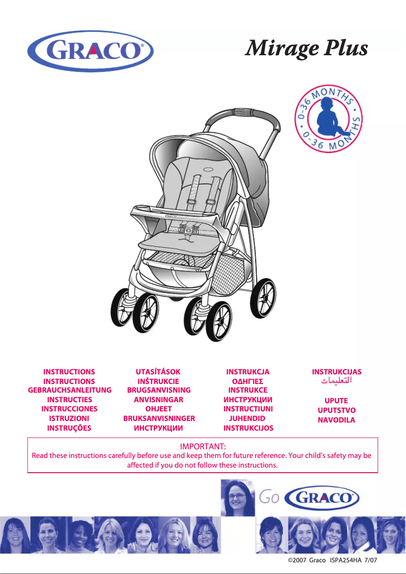 Page 1 de la notice Manuel utilisateur Graco G7M84MDGE