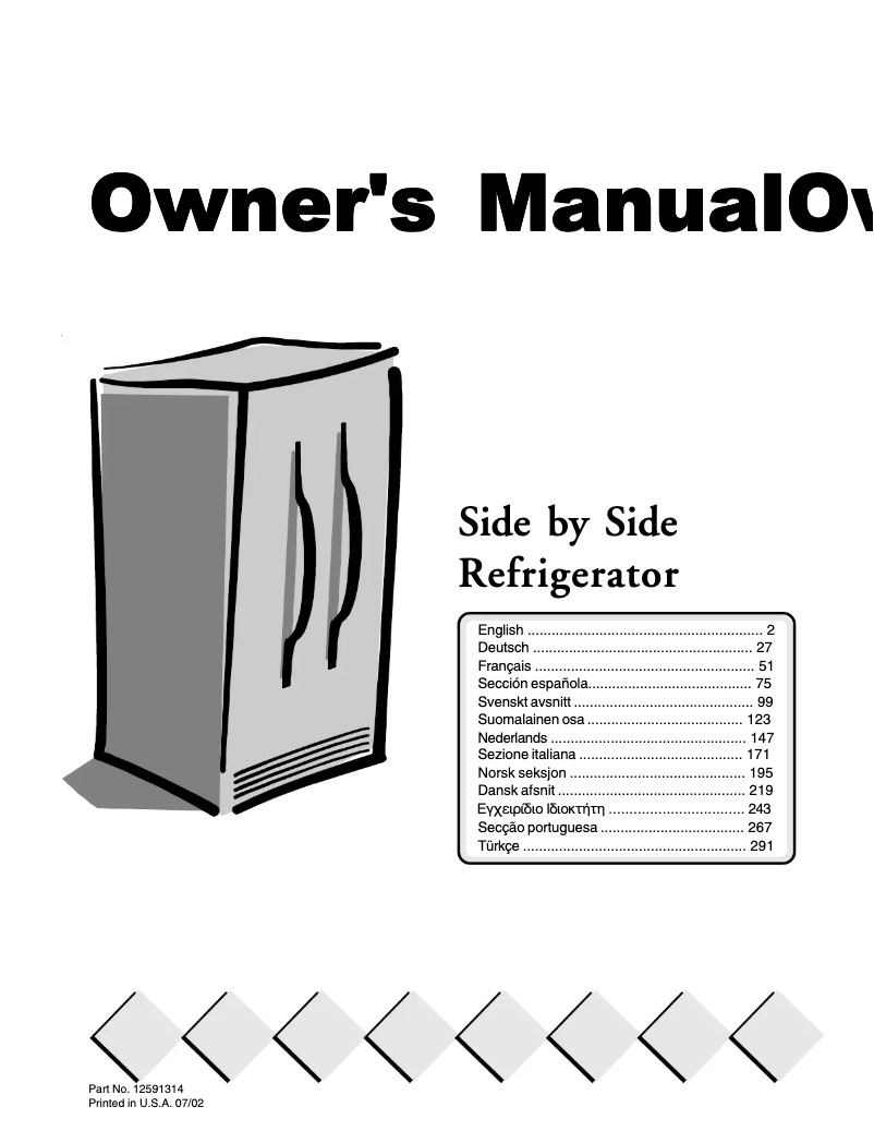 Image de la première page du manuel de l'appareil XRSS 687 BW BB