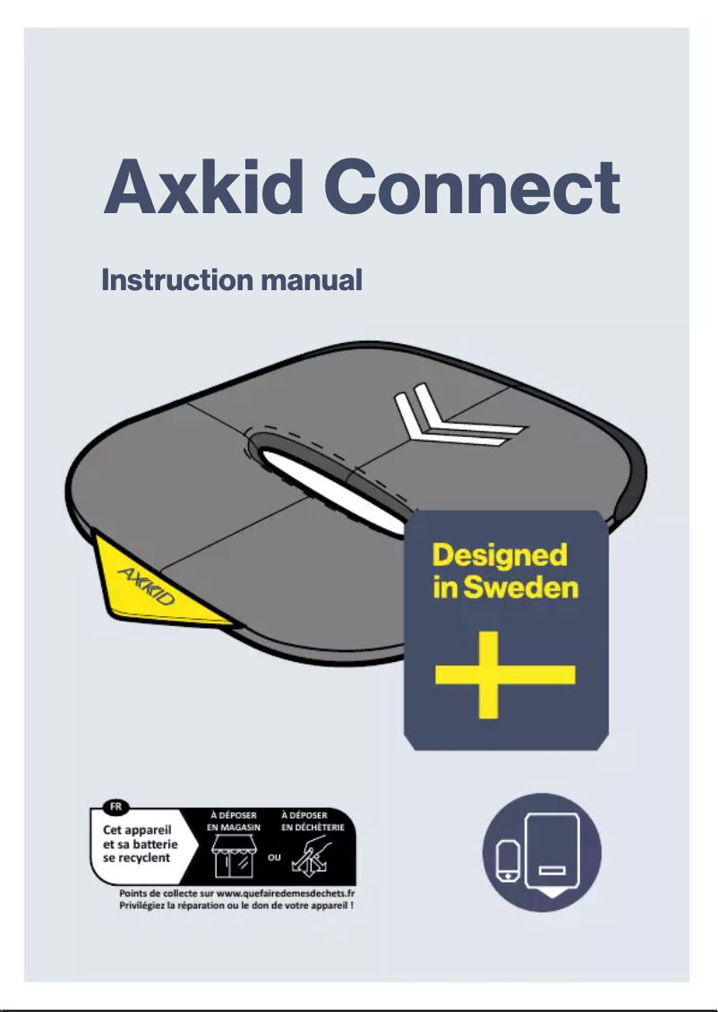 Page 1 de la notice Manuel utilisateur Axkid Connect