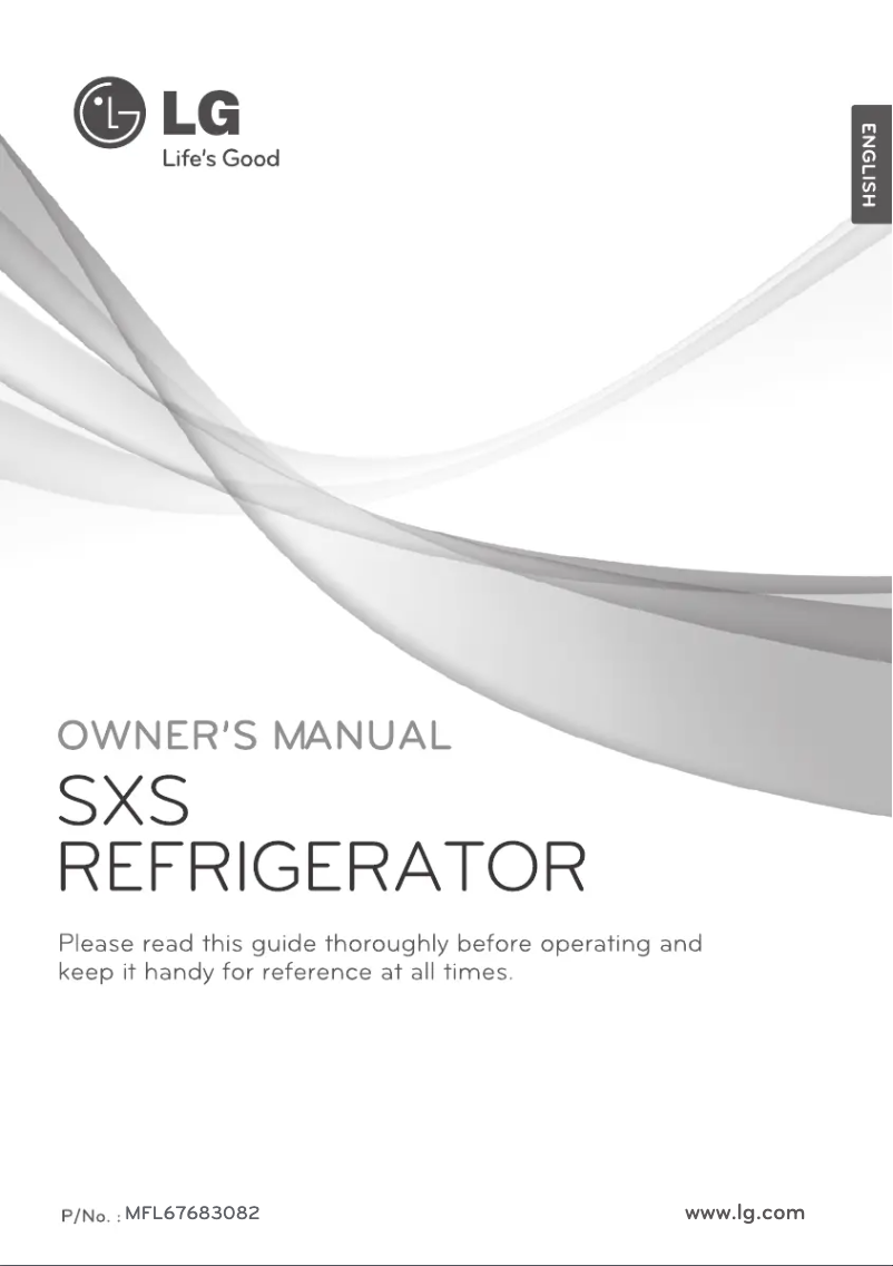 Image de la première page du manuel de l'appareil GSB325NSQV