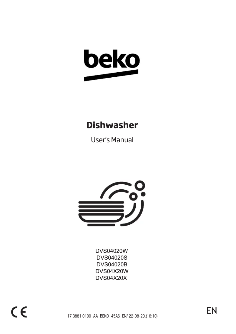 Page 1 de la notice Manuel utilisateur Beko DVS04X20