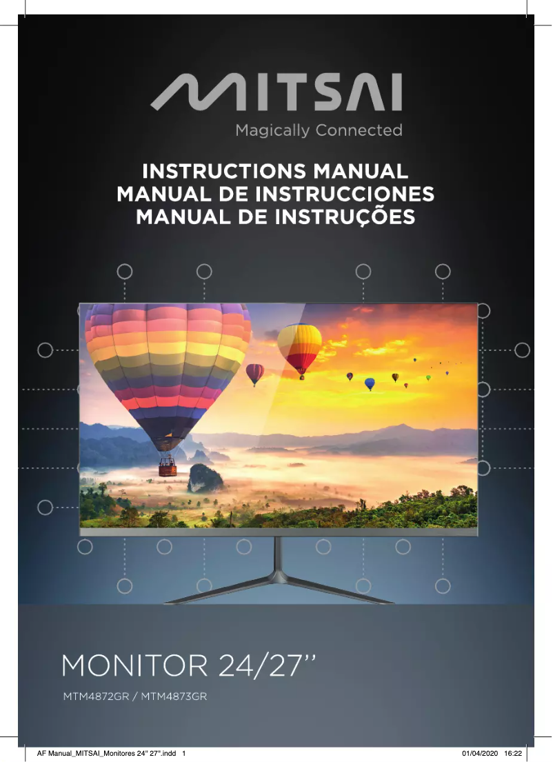 Página 1 del manual Manual de usuario Mitsai MTM4873GR