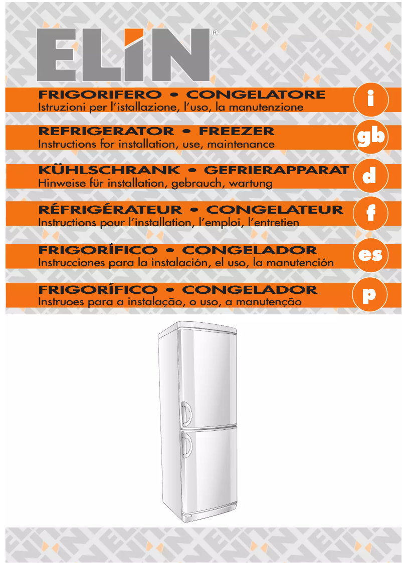 Page n°1 - Manuel utilisateur ELIN KSKGA32