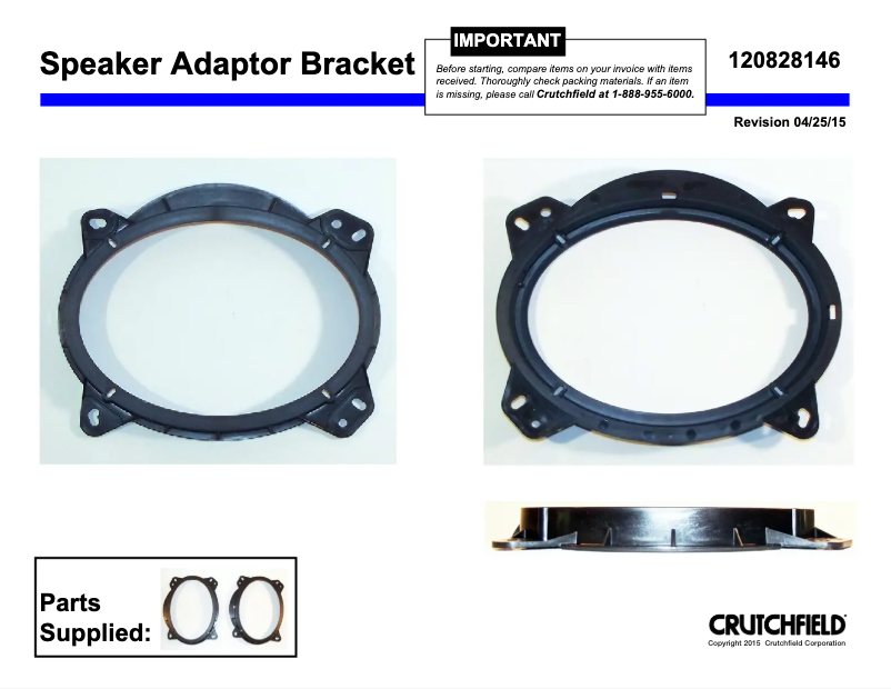 Page n°1 - Manuel utilisateur Metra 82-8146