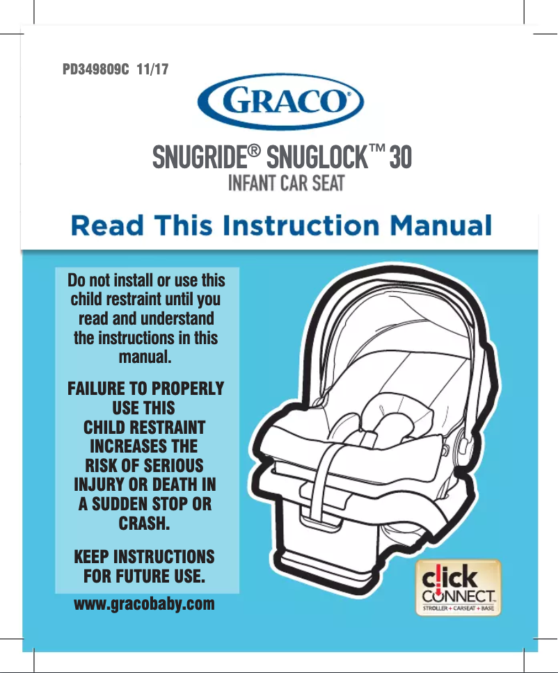 Page 1 de la notice Manuel utilisateur Graco SnugRide SnugLock 30