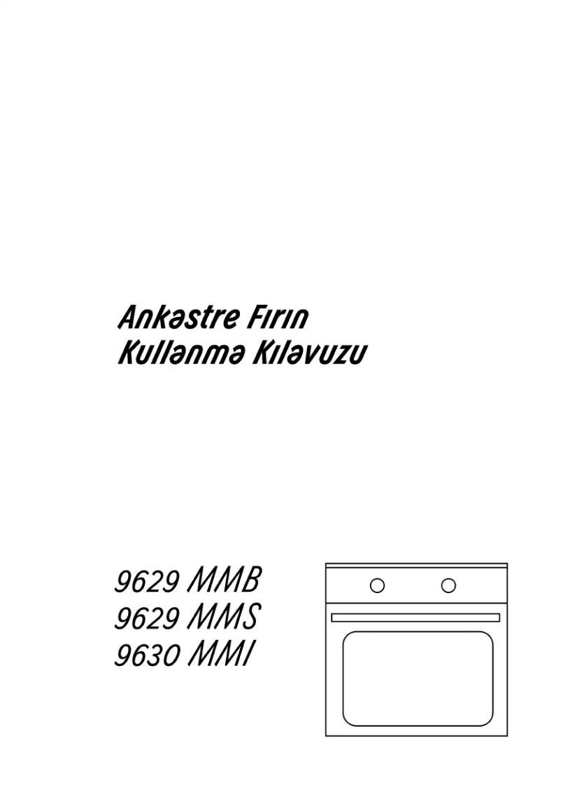 Page 1 de la notice Manuel utilisateur Arçelik 9629 MMB