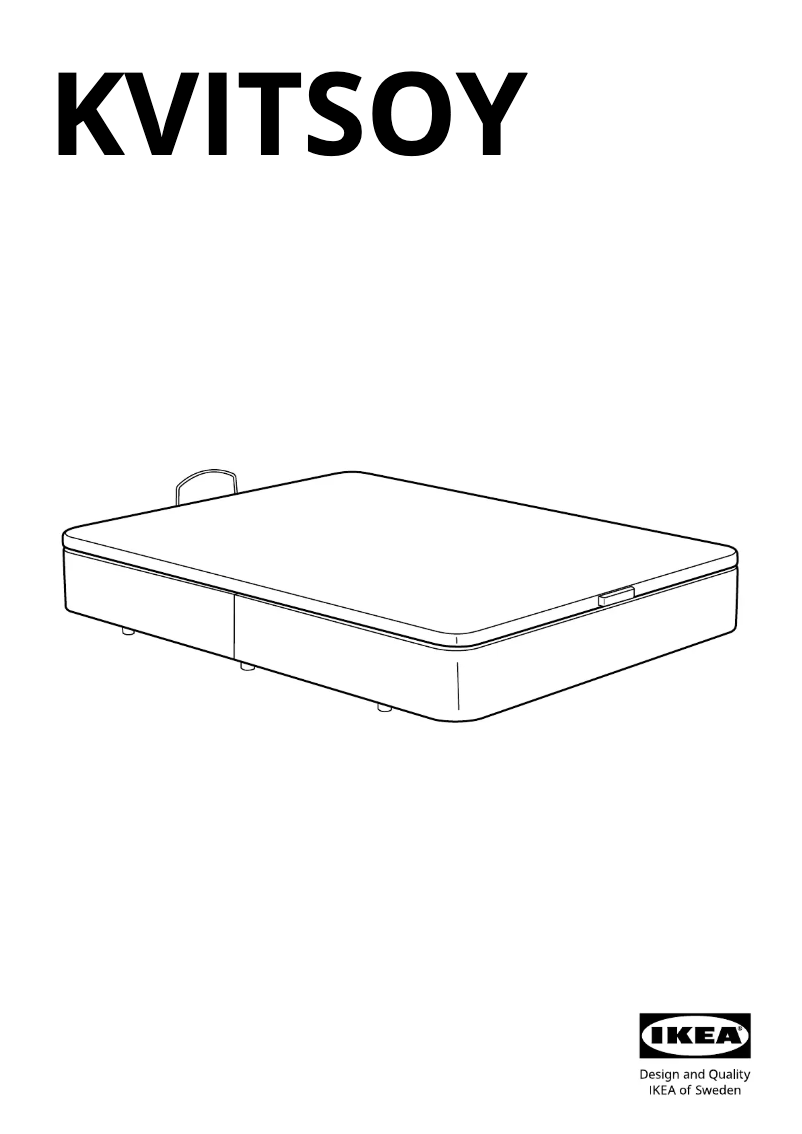 Page 1 de la notice Manuel utilisateur Ikea KVITSÖY 904.486.61