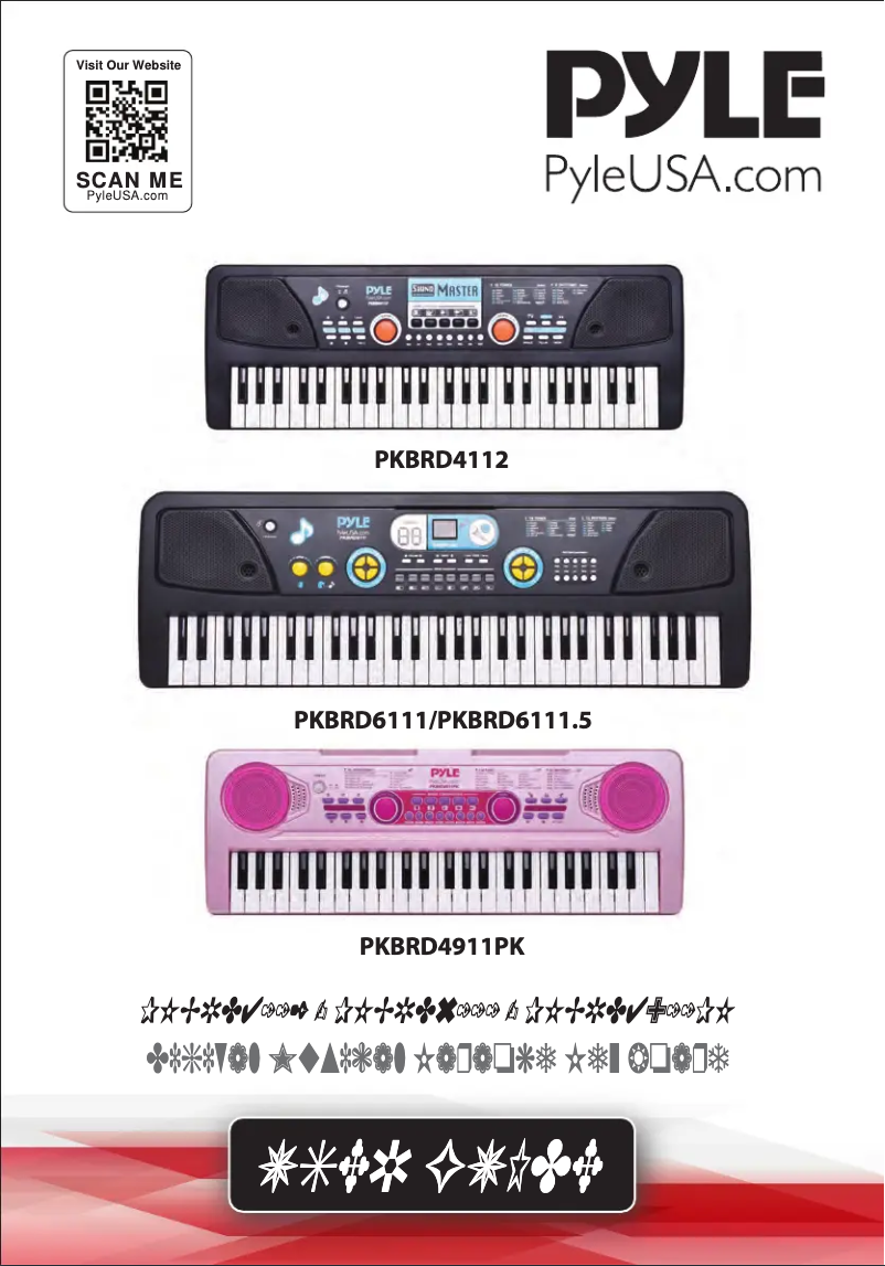 Imagen de la primera página del manual del dispositivo PKBRD6111