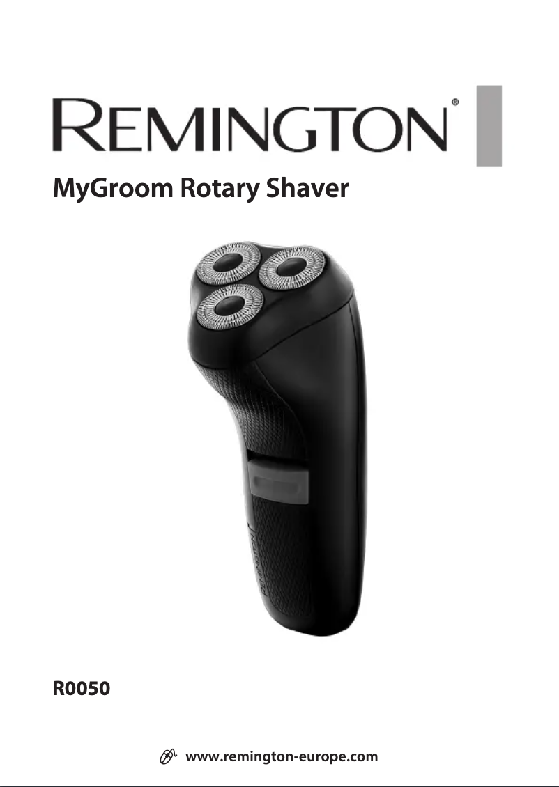 Image de la première page du manuel de l'appareil MyGroom R0050