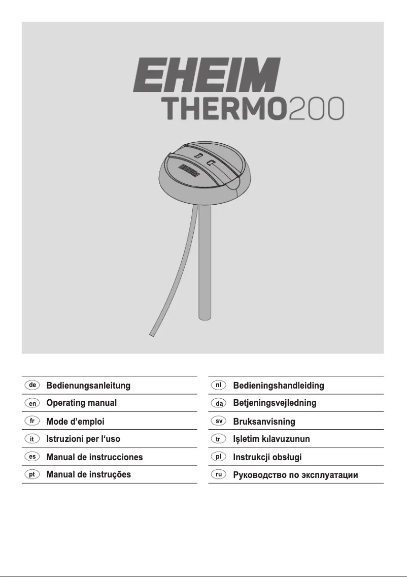 Image de la première page du manuel de l'appareil Thermo 200