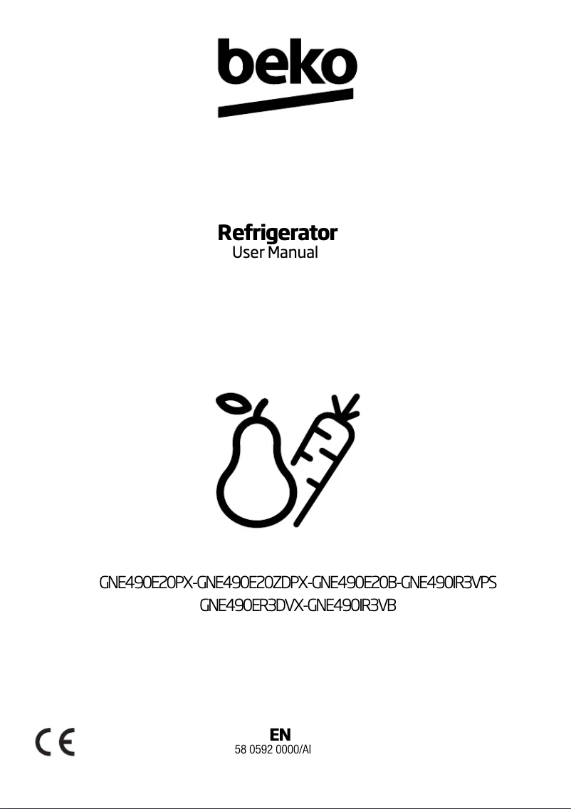 Page n°1 - Manuel utilisateur Beko FBQ6150