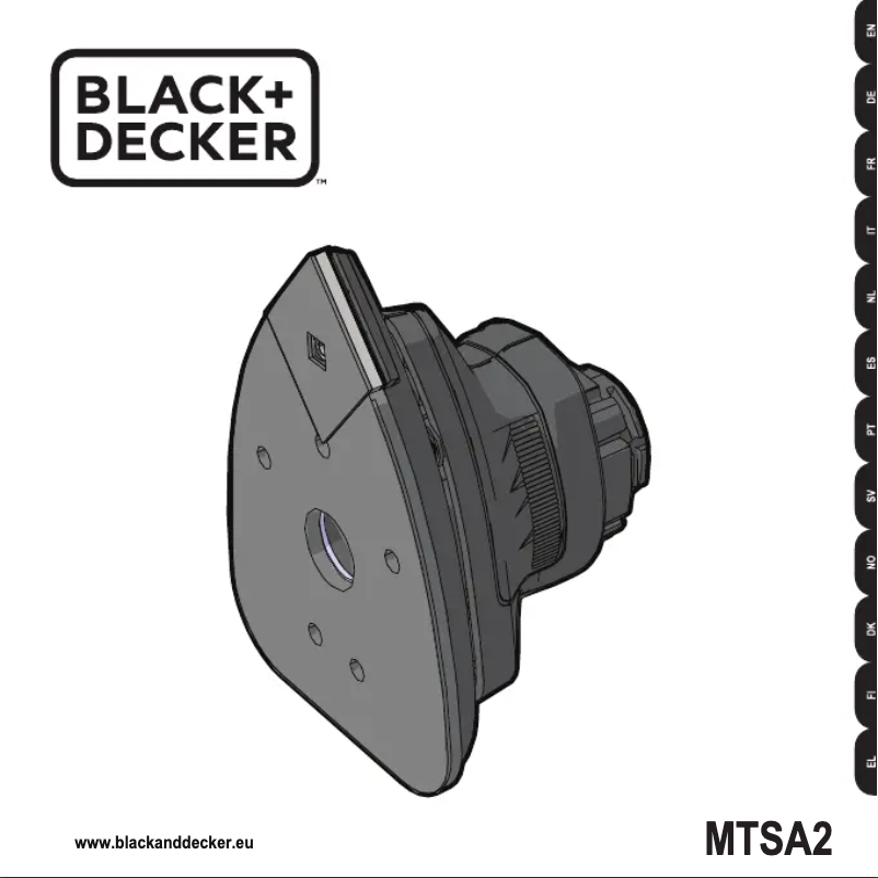 Page n°1 - Manuel utilisateur Black & Decker MTSA2