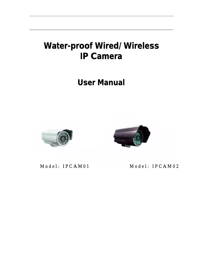 Image de la première page du manuel de l'appareil Foscam FI 8904W