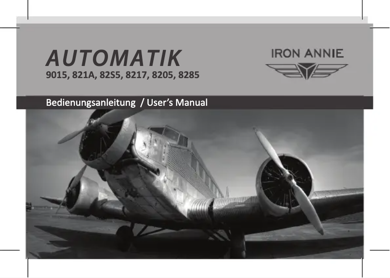 Imagen de la primera página del manual del dispositivo Hindenburg