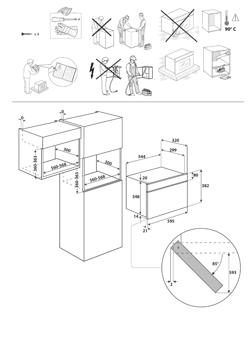 Page 1 de la notice Instructions de sécurité Indesit MWI 3211 IX
