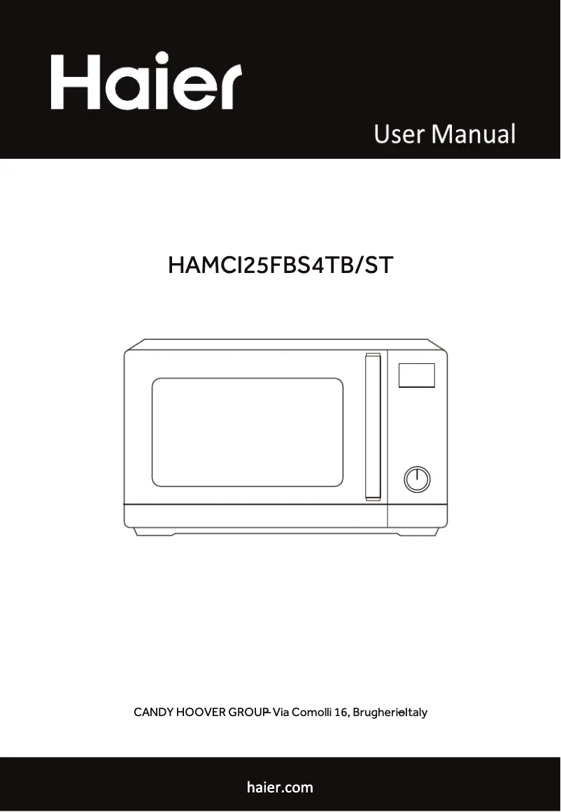 Page 1 de la notice Manuel utilisateur Haier HAMCI25FBS4TB/ST