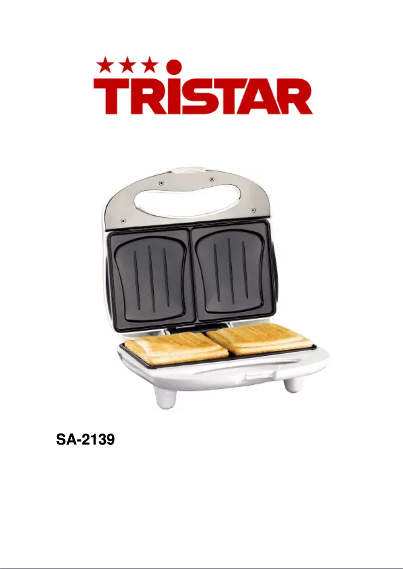 Página 1 del manual Manual de usuario TriStar SA-2139