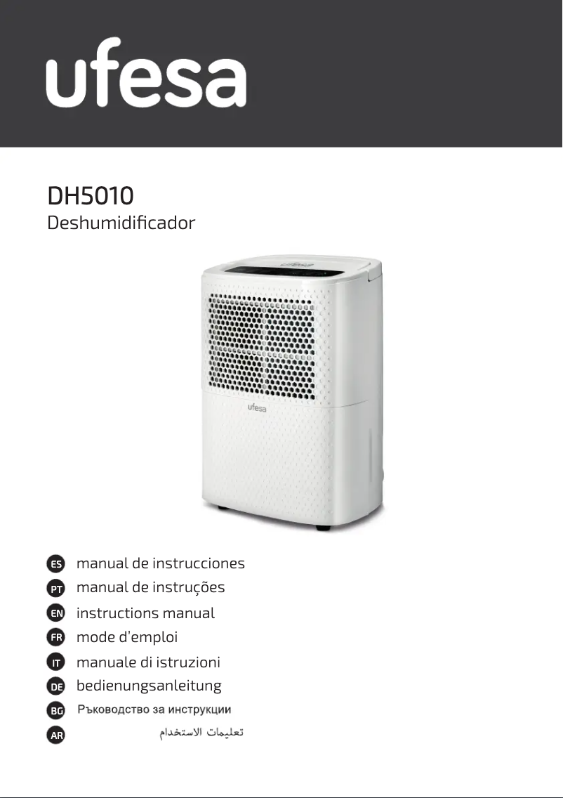 Page n°1 - Manuel utilisateur Ufesa DH5010