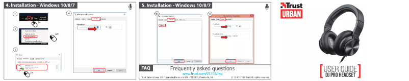 Page n°1 - Manuel utilisateur Trust DJ-500PRO