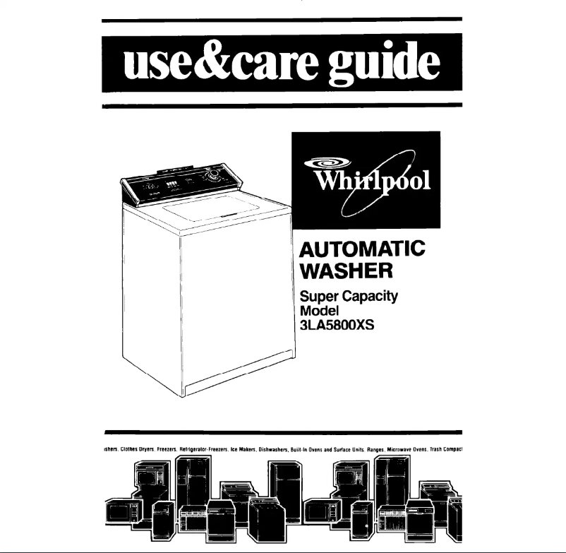 Image de la première page du manuel de l'appareil 3LA5800XS