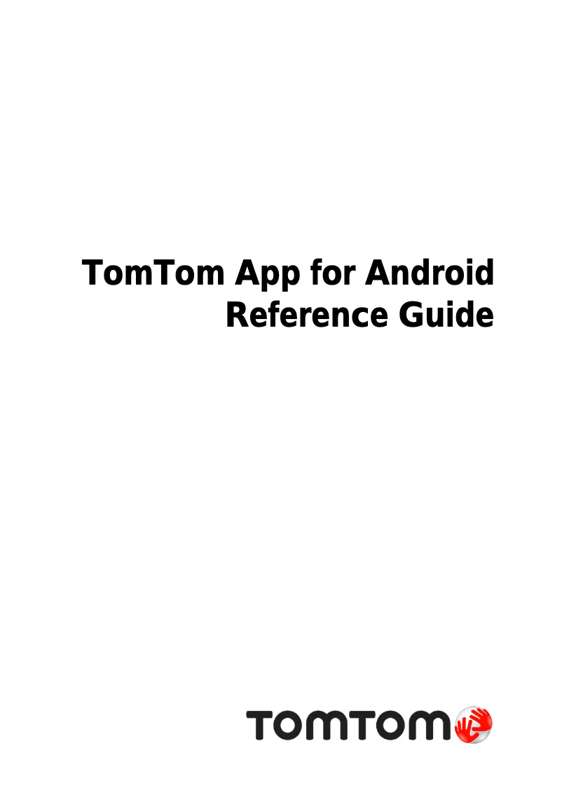 Image de la première page du manuel de l'appareil App Android