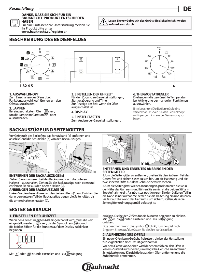Image de la première page du manuel de l'appareil BAR2S K8 V2 IN