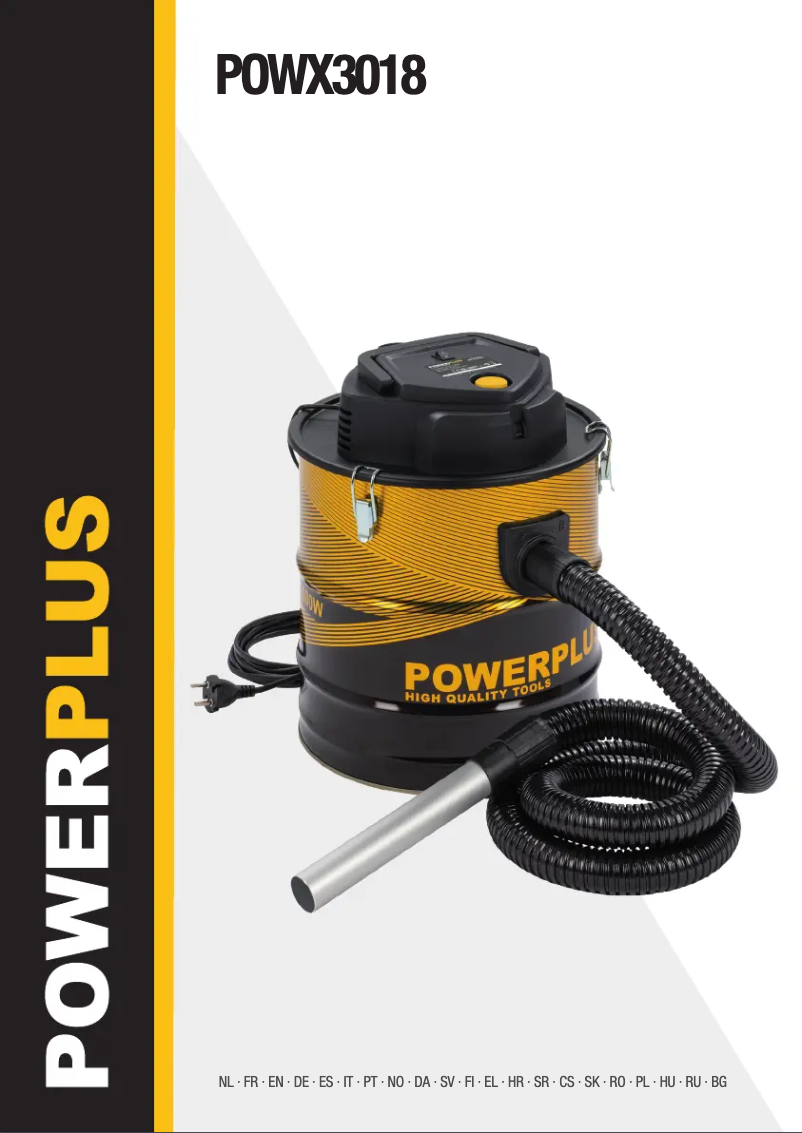 Image de la première page du manuel de l'appareil POWX3018