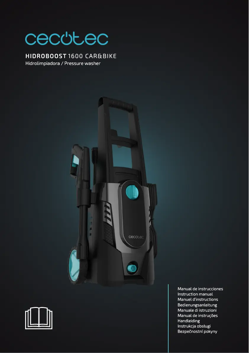 Page 1 de la notice Manuel utilisateur Cecotec HidroBoost 1600 Car&Bike