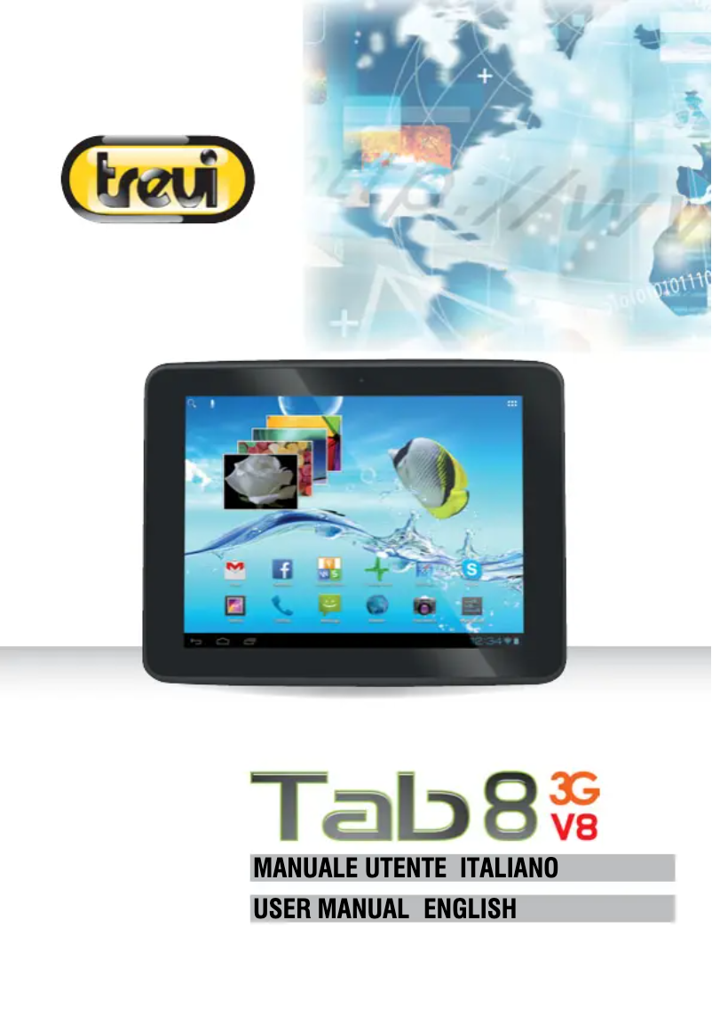 Image de la première page du manuel de l'appareil TAB 8 3G V8