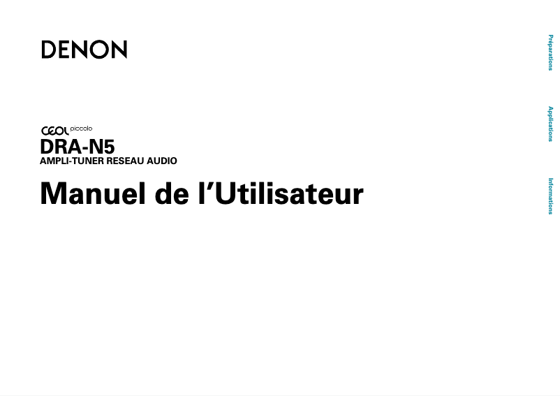 Página 1 del manual Manual de usuario Denon CEOL Piccolo