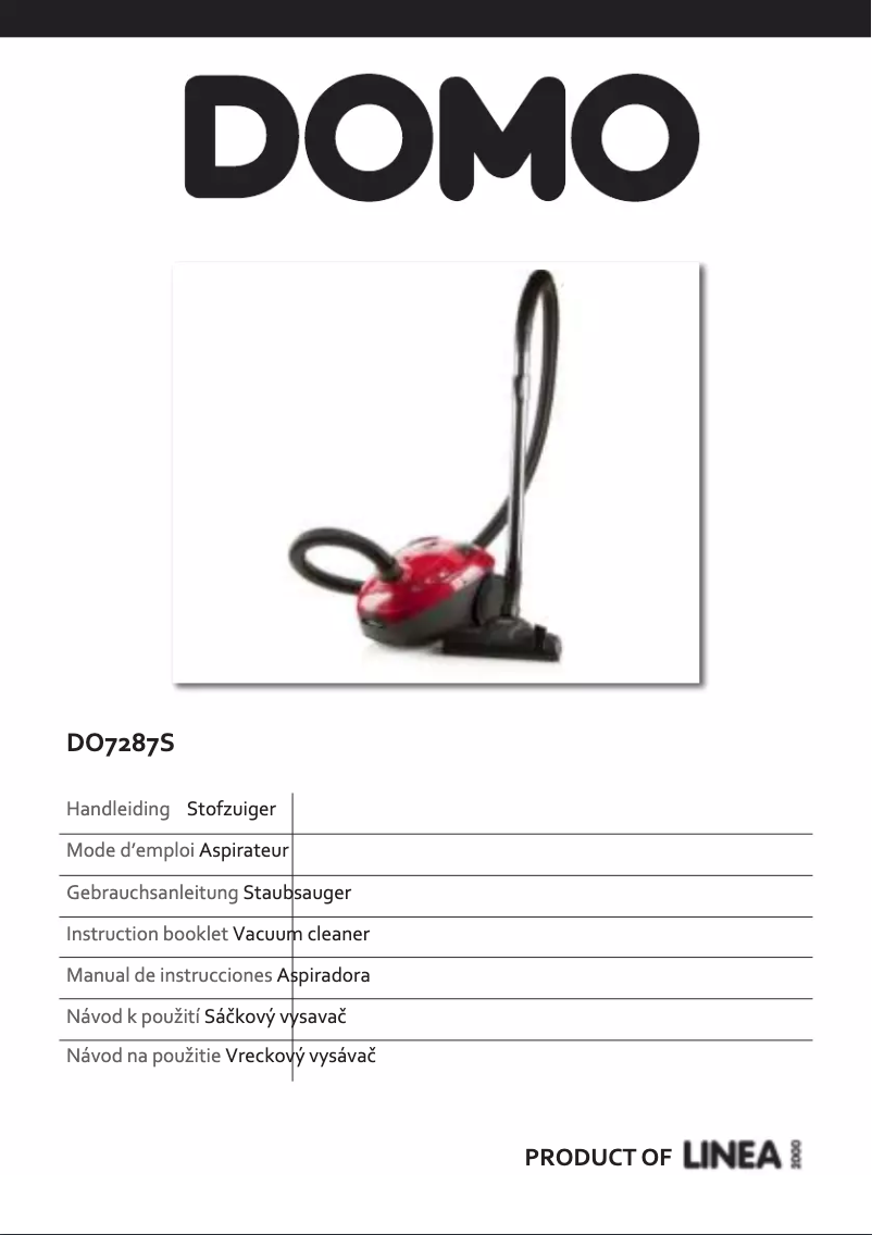 Image de la première page du manuel de l'appareil DO7287S