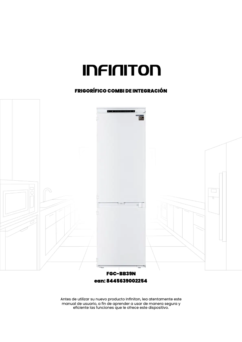 Page 1 de la notice Manuel utilisateur Infiniton FGC-BB39N