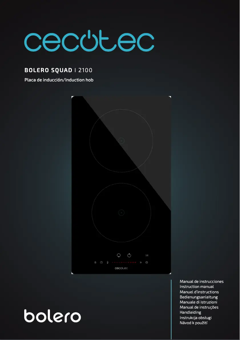 Page 1 de la notice Manuel utilisateur Cecotec Bolero Squad I 2100