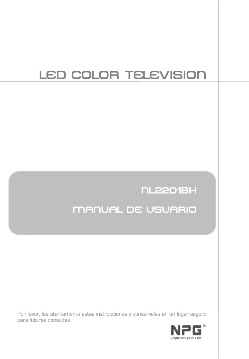 Image de la première page du manuel de l'appareil NL-2201BH