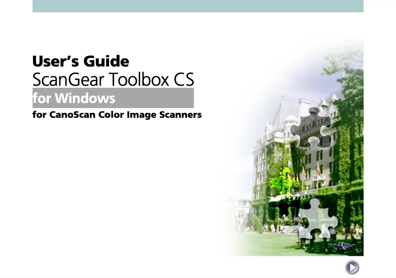 Page 1 de la notice Manuel utilisateur Canon CanoScan 600