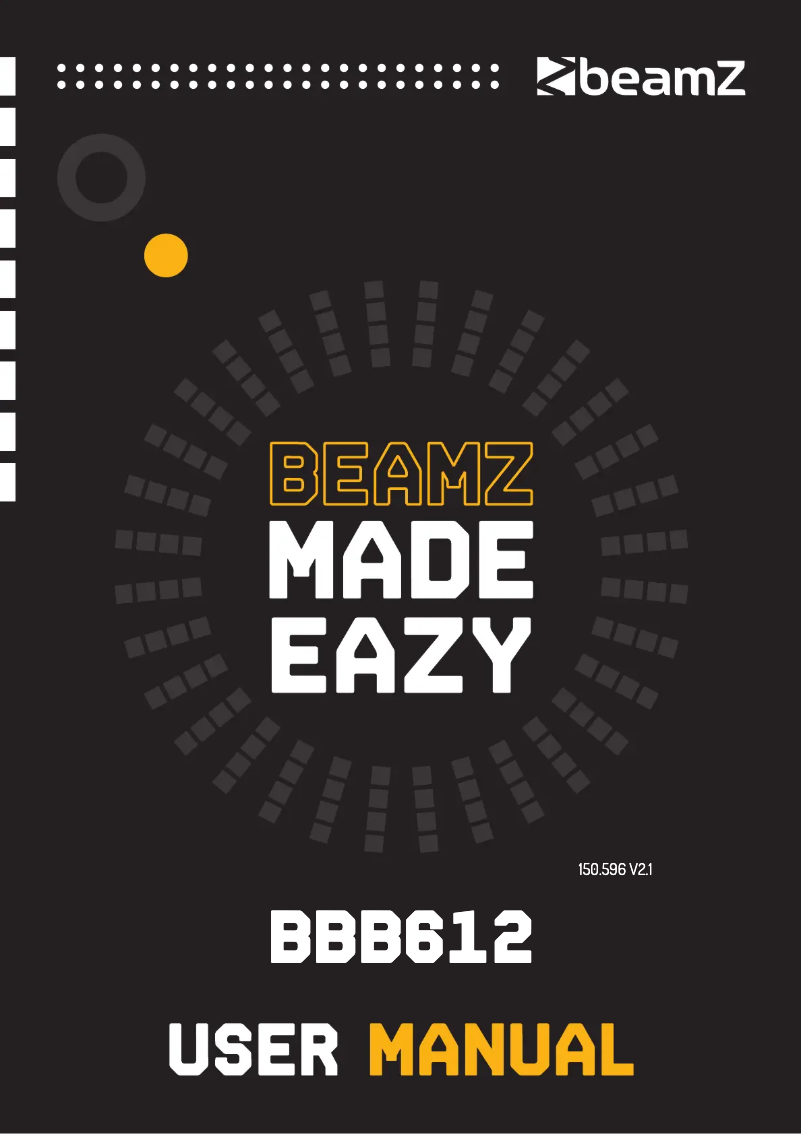 Image de la première page du manuel de l'appareil BBB612