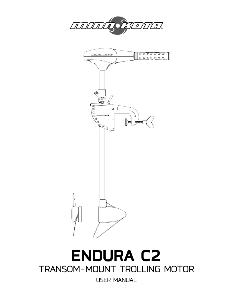 Page n°1 - Manuel utilisateur Minn Kota Endura C2
