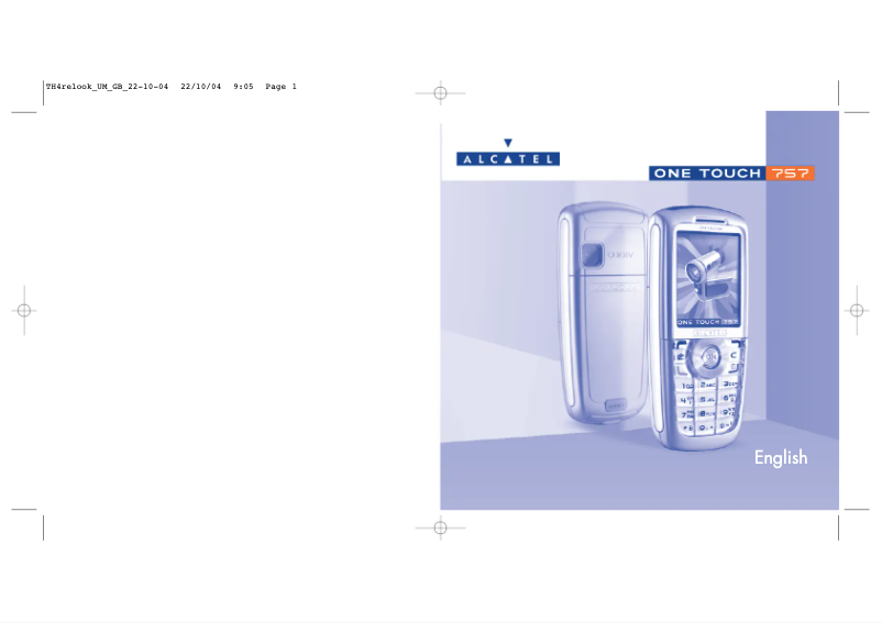 Página 1 del manual Manual de usuario Alcatel One Touch 757