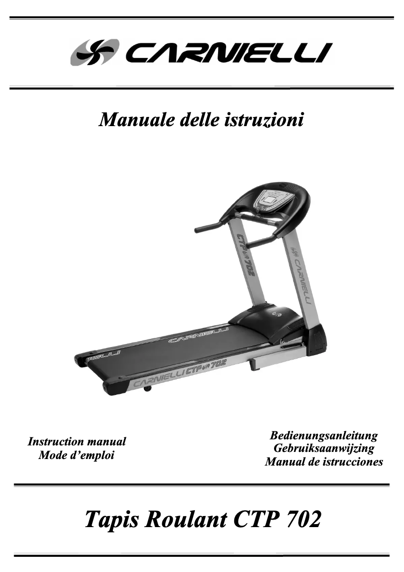 Image de la première page du manuel de l'appareil CTP 702