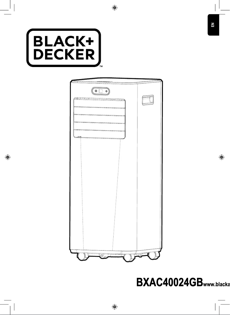 Page n°1 - Manuel utilisateur Black & Decker BXAC40024GB