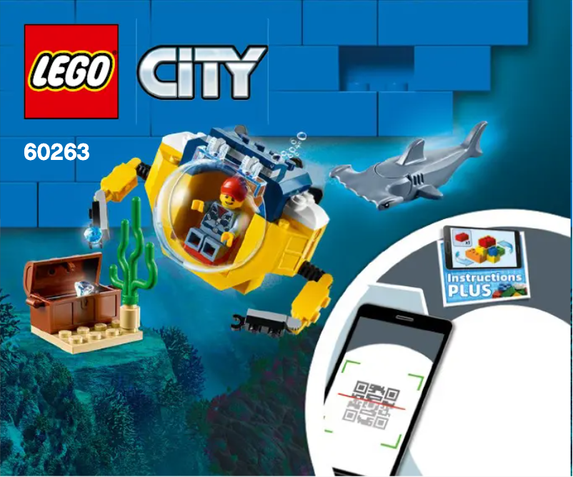 Page 1 de la notice Consignes visuelles Lego City 60263