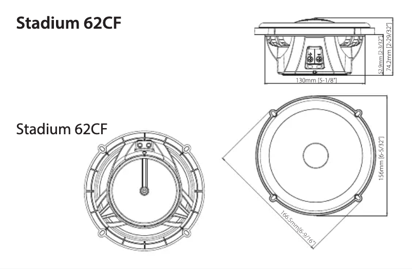 Page 1 de la notice Manuel utilisateur JBL Stadium 62CF