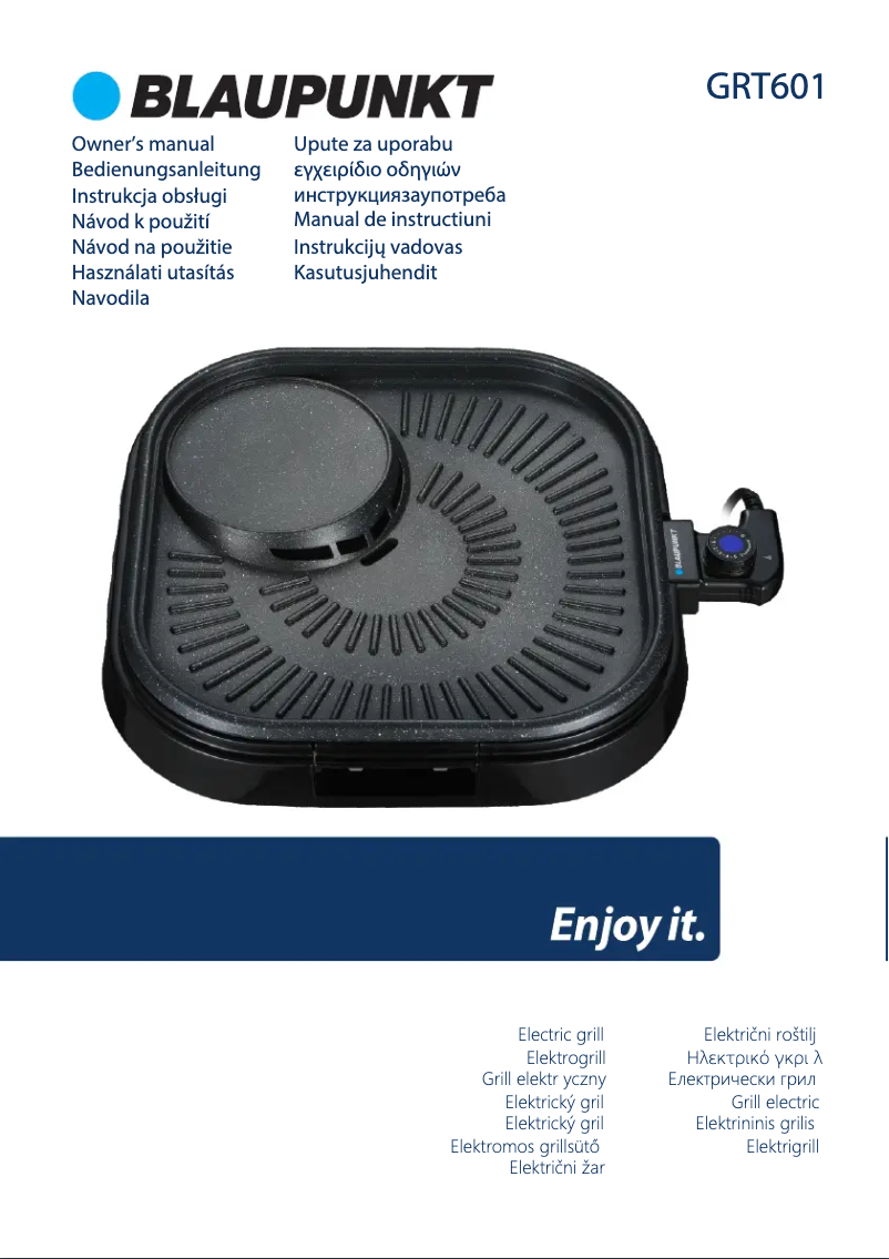 Page n°1 - Manuel utilisateur Blaupunkt GRT601