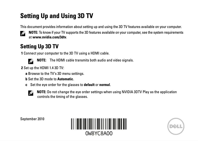 Page 1 de la notice Guide d'installation Dell XPS 17 L701X