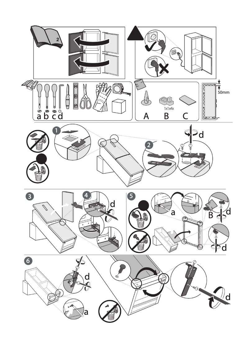 Page n°1 - Instructions de sécurité Whirlpool BSNF 8101 OX