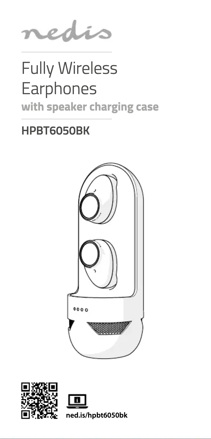 Page n°1 - Manuel utilisateur Nedis HPBT6050BK