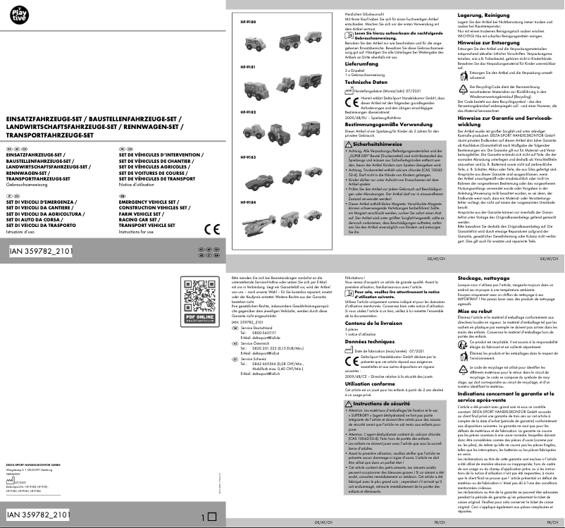 Página 1 del manual Manual de usuario Playtive IAN 359782
